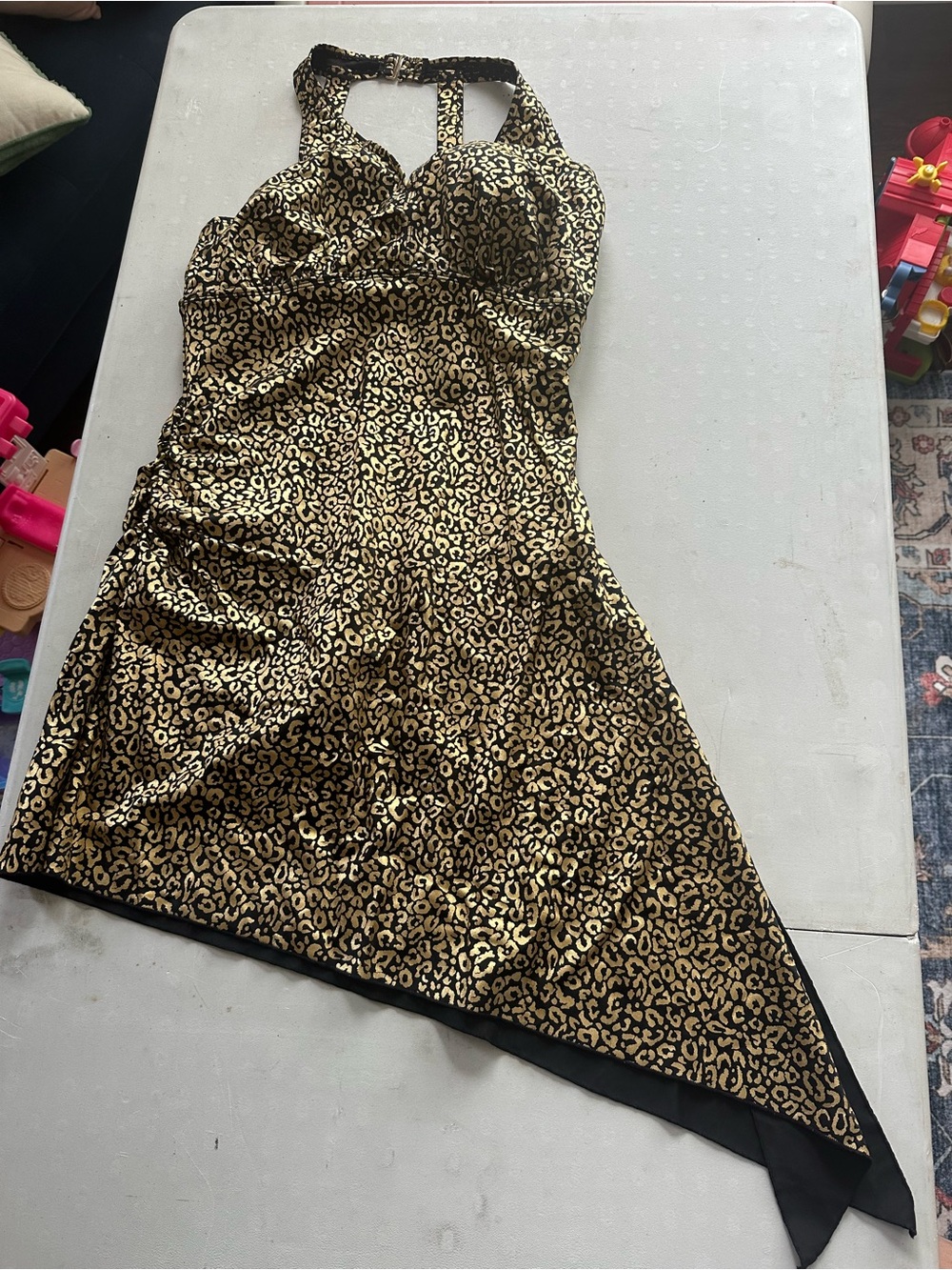 Swim 365 Multi style Convertible Swim Dress Womens Size 18 Beach Resortwear
Foil